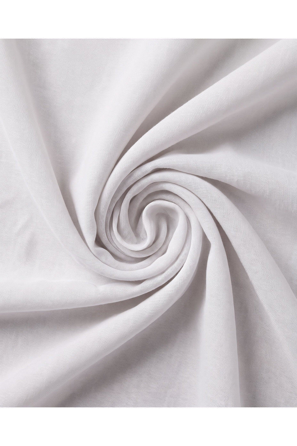 Soft white stretch modal hijab, 185 x 70cm, from the Al Emira Single Stitch range