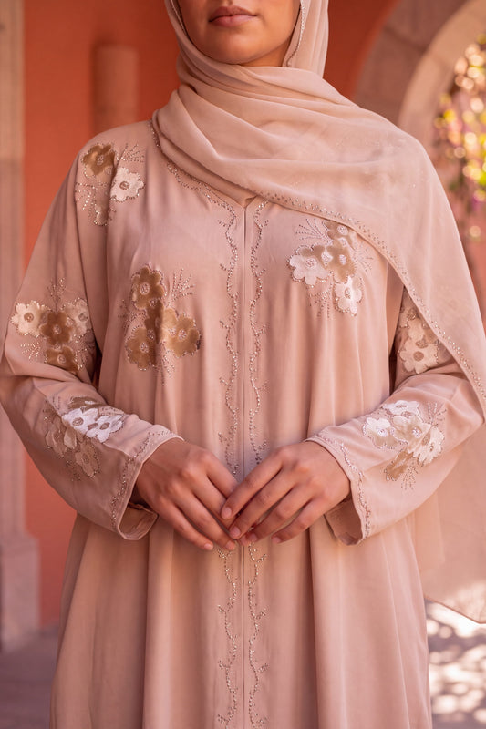 Blossom abaya in Champagne, view 2