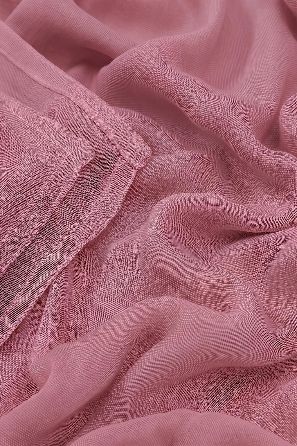 Muted blush pink 100% modal hijab, 180 x 70cm, from the Al Emira Double Stitch range
