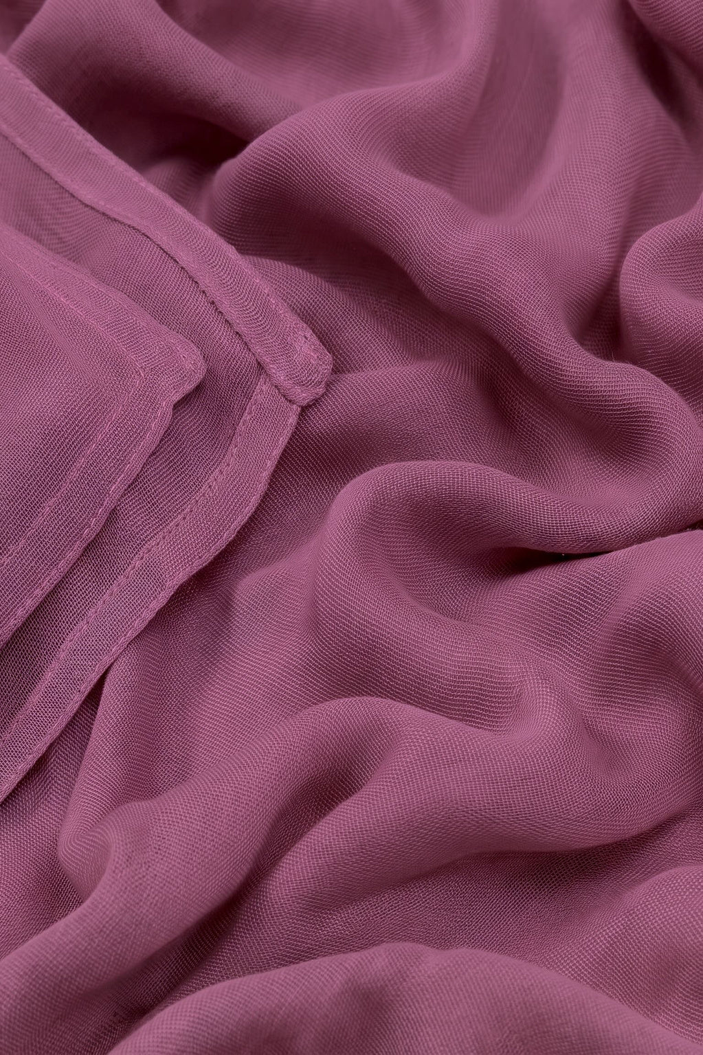 Dark wine red 100% modal hijab, 180 x 70cm, from the Al Emira Double Stitch range
