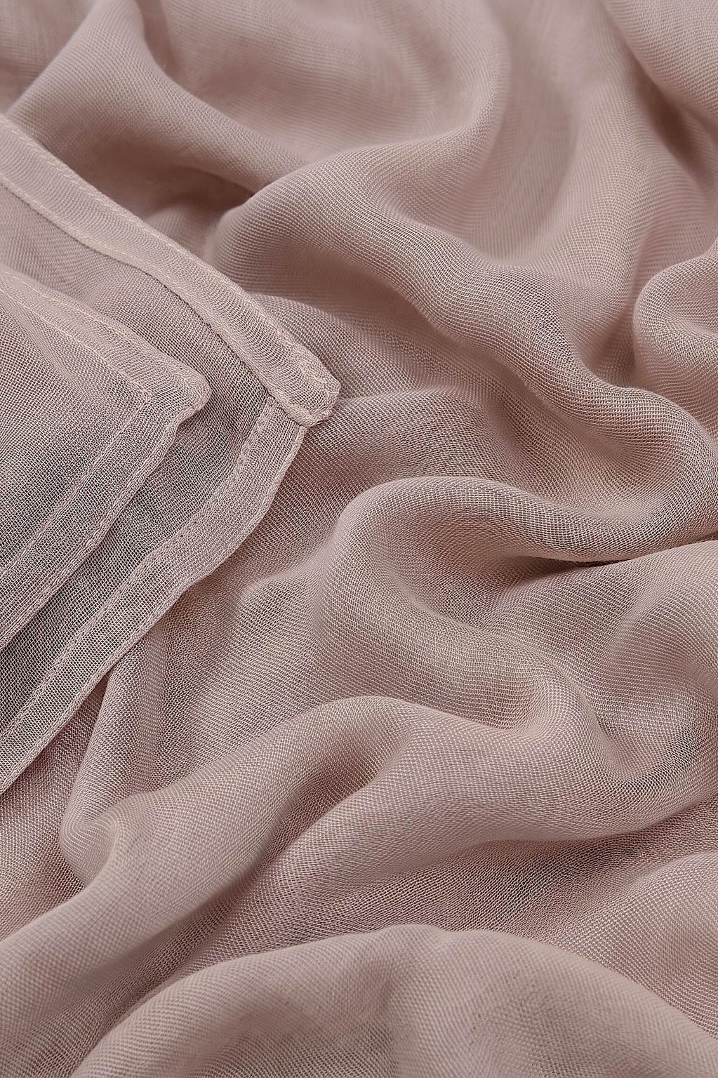 Pale pinkish-grey 100% modal hijab, 180 x 70cm, from the Al Emira Double Stitch range