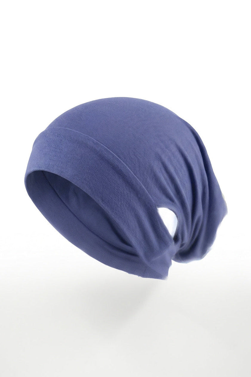 Iris ear free tube hijab under cap, second view