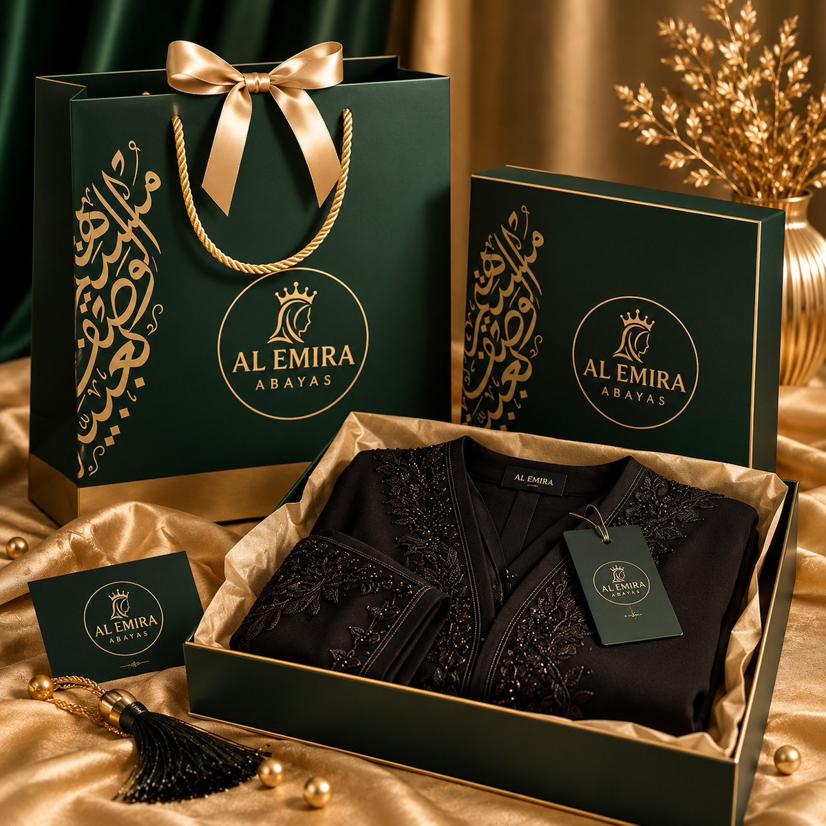 Al Emira chiffon abayas collection
