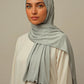 Dove Satin Ripple liquid jersey hijab by Al Emira