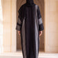 Mashrabiya abaya in Graphite, view 3
