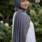 Periwinkle Cascade jersey hijab, 180 x 85cm