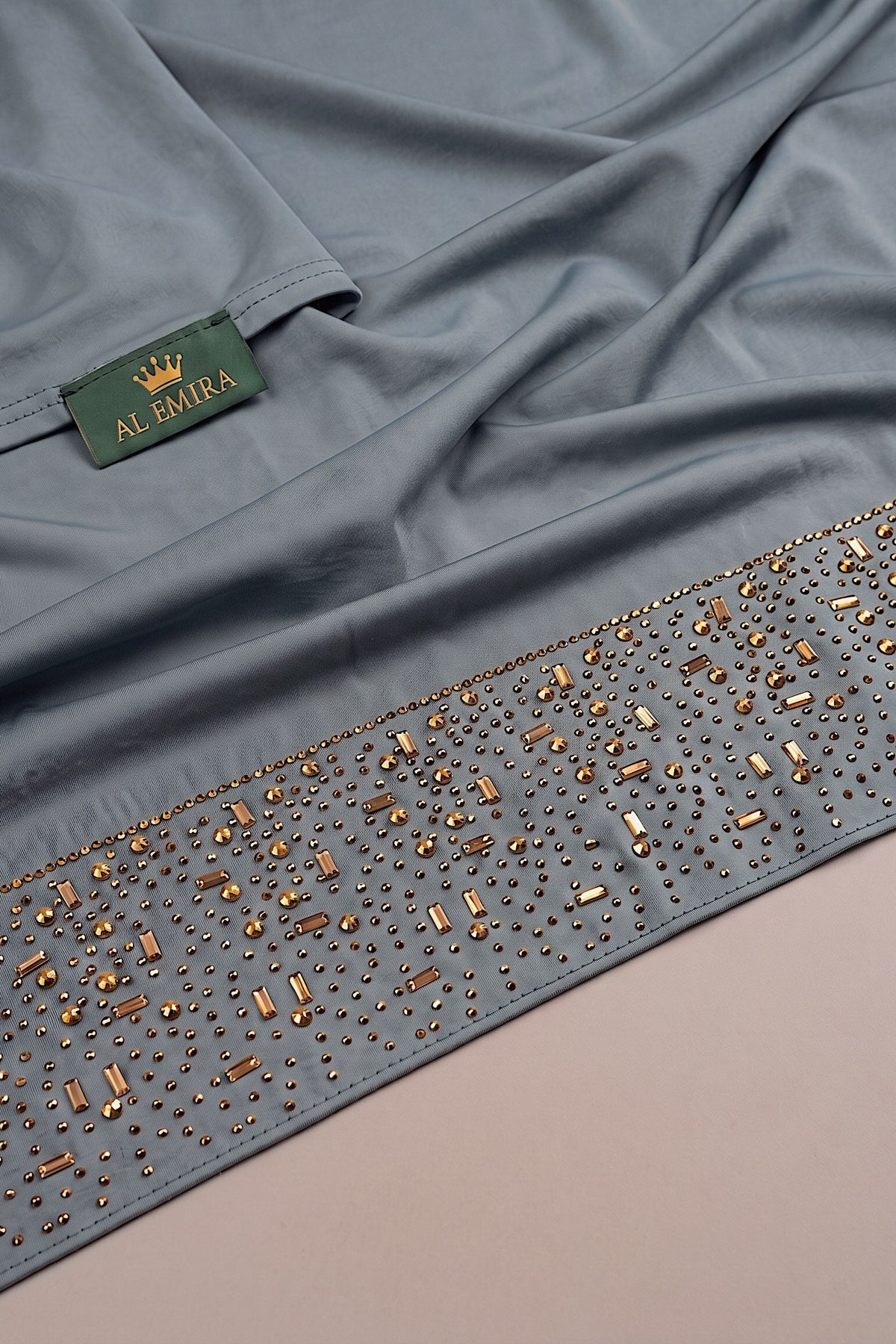 Periwinkle liquid jersey hijab from the Al Emira Cascade range