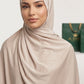 Linen plain liquid jersey hijab by Al Emira