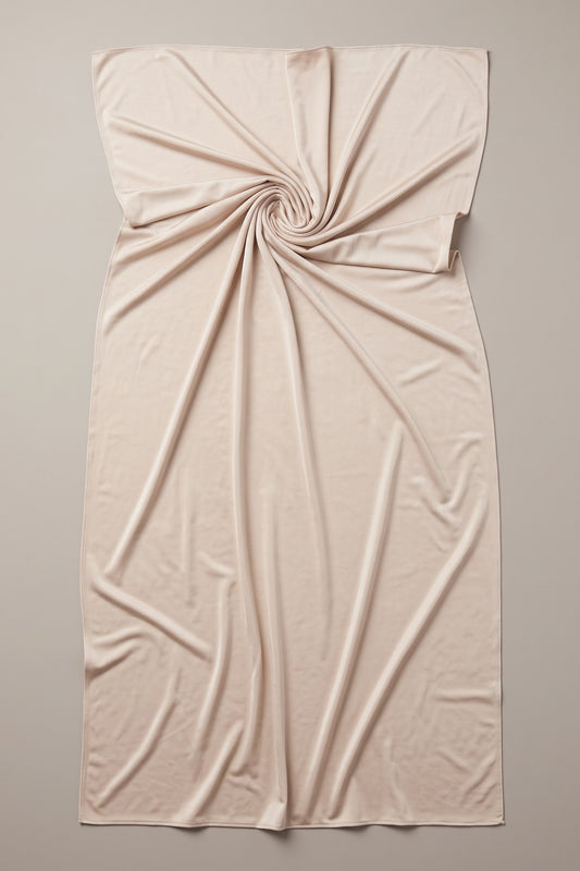 Linen Plain Edition liquid jersey hijab in a jersey, cotton and silk blend