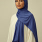 Royal Satin Ripple liquid jersey hijab by Al Emira