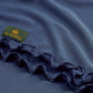 Royal blue Satin Ripple jersey hijab, 180 x 80cm