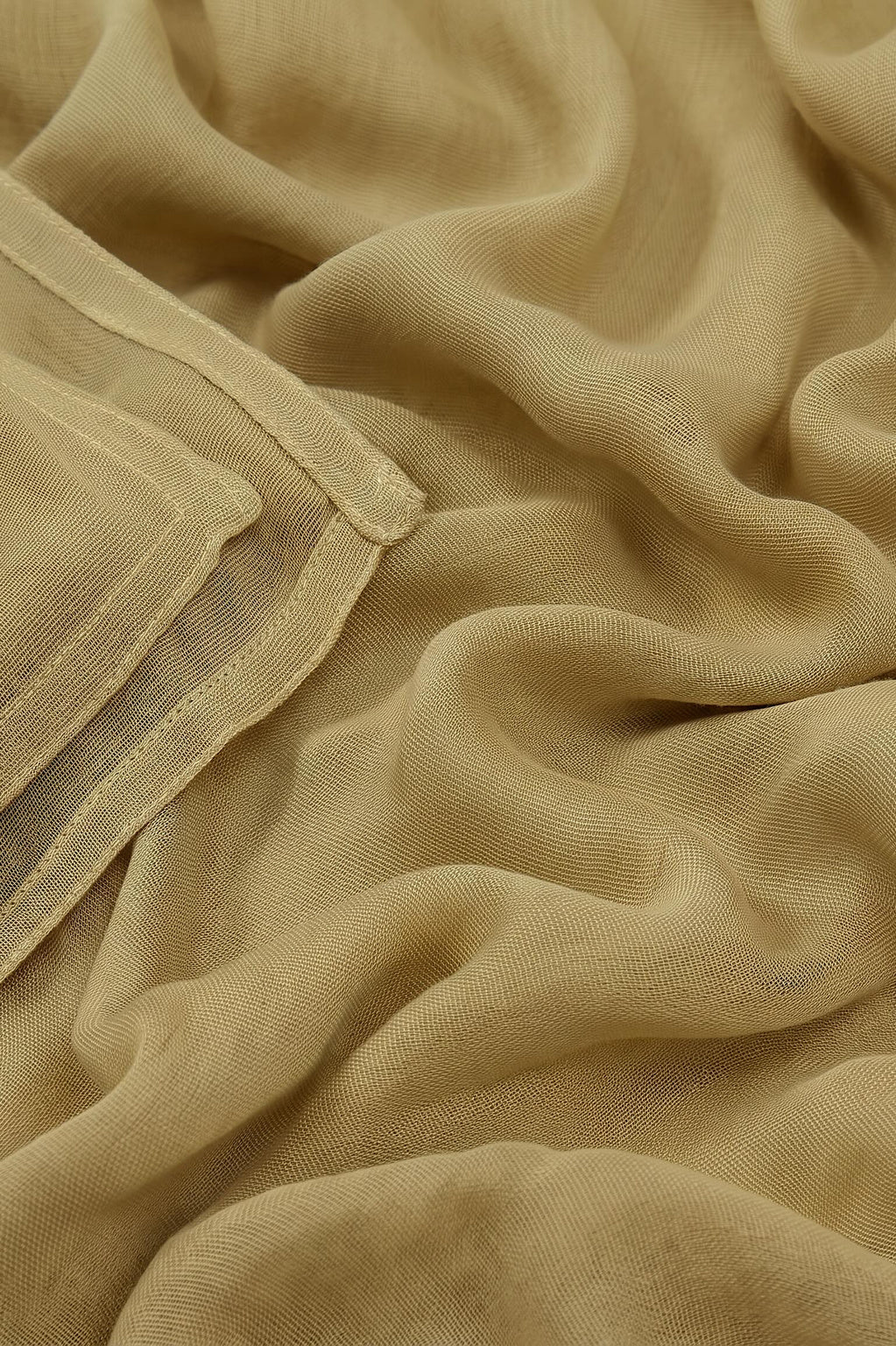 Khaki 100% modal hijab, 180 x 70cm, from the Al Emira Double Stitch range