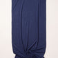 Navy Plain Edition liquid jersey hijab in a jersey, cotton and silk blend