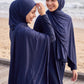 Al Emira Navy plain hijab for everyday wear