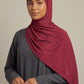 Ruby Silora cotton jersey hijab by Al Emira