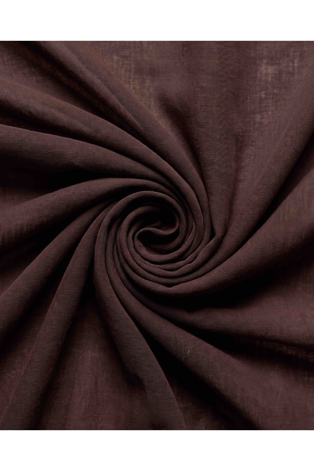 Espresso brown stretch modal hijab, 185 x 70cm, from the Al Emira Single Stitch range