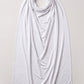 White Plain Edition liquid jersey hijab in a jersey, cotton and silk blend