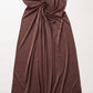 Espresso Plain Edition liquid jersey hijab in a jersey, cotton and silk blend