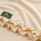 Al Emira Ivory Satin Ripple hijab in a jersey, polyester and nylon blend