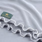 Silver grey Satin Ripple jersey hijab, 180 x 80cm