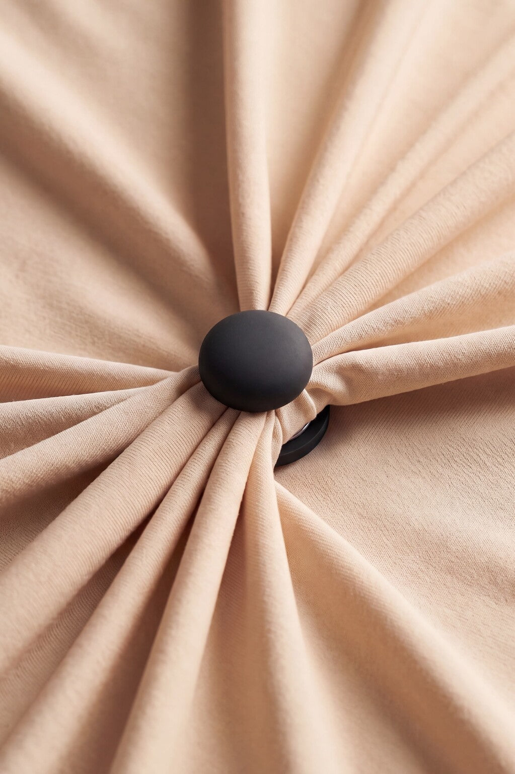 Matt black hijab magnets, alternate view