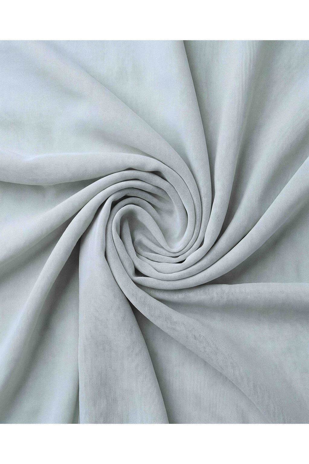 Pale platinum blue stretch modal hijab, 185 x 70cm, from the Al Emira Single Stitch range