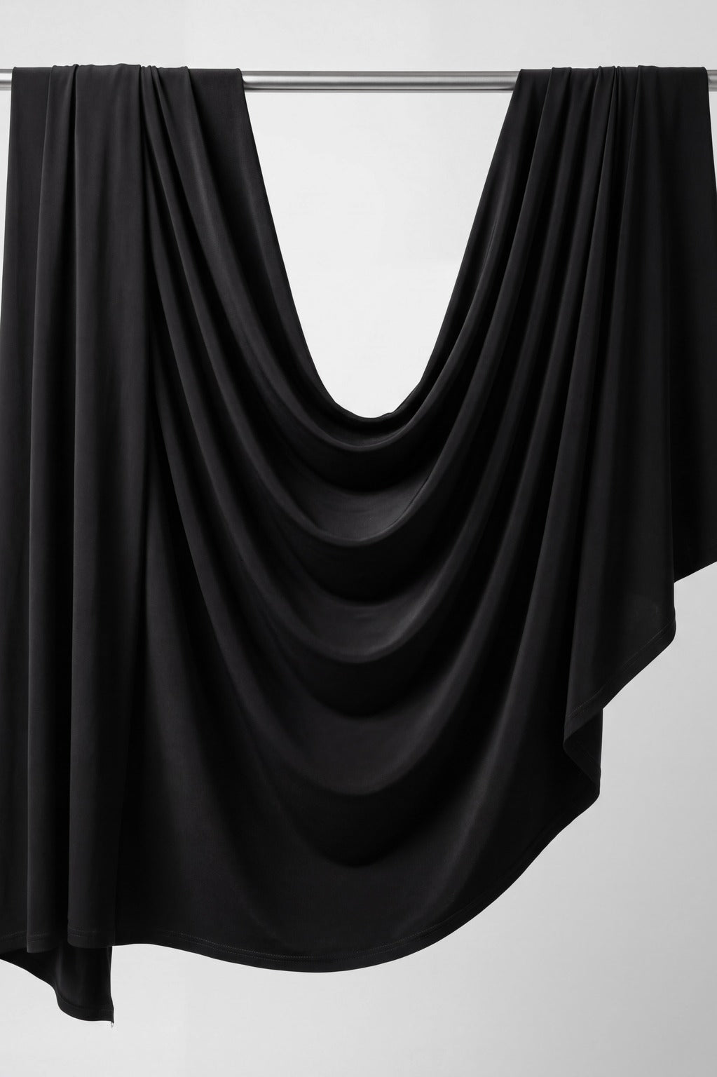 Onyx plain jersey hijab, 180 x 75cm