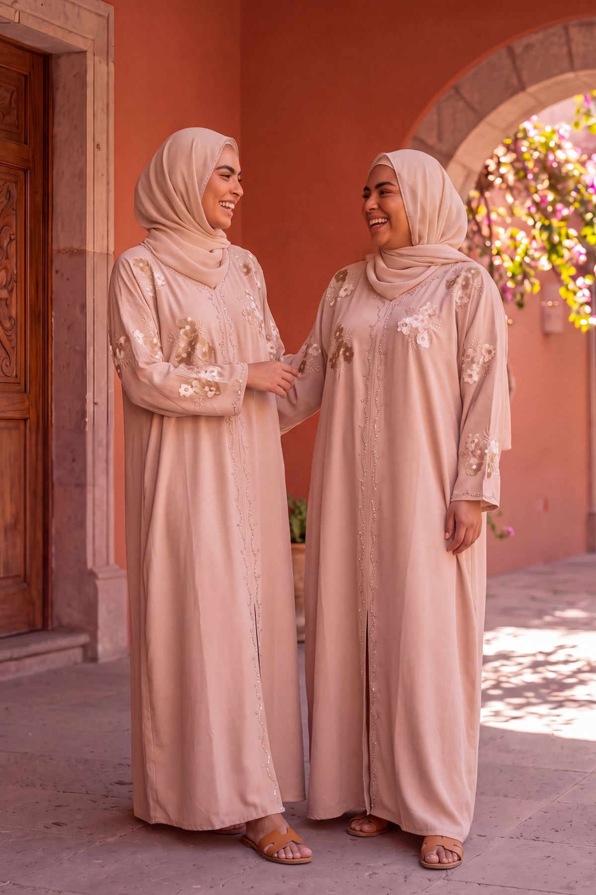 Blossom abaya in Champagne, view 5