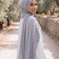 Cloud Rainfall liquid jersey hijab, view 4
