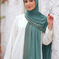 Teal Cascade liquid jersey hijab by Al Emira