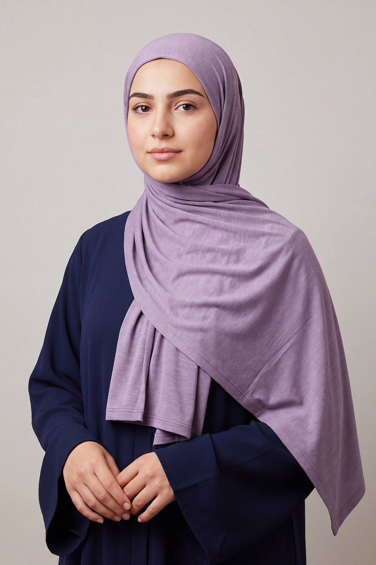 Wisteria Silora cotton jersey hijab by Al Emira