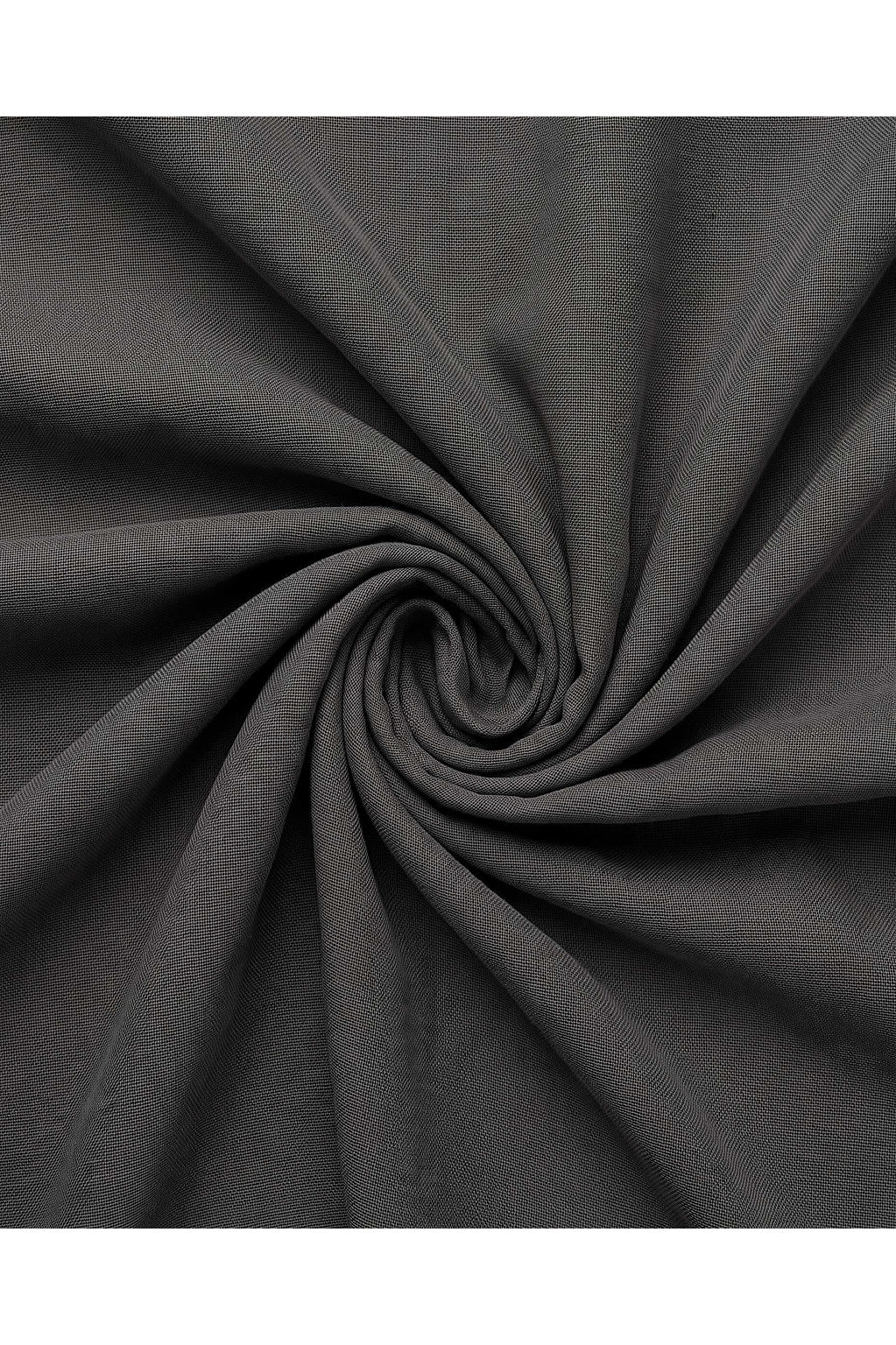 Slate grey stretch modal hijab, 185 x 70cm, from the Al Emira Single Stitch range