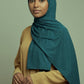 Peacock Silora cotton jersey hijab by Al Emira