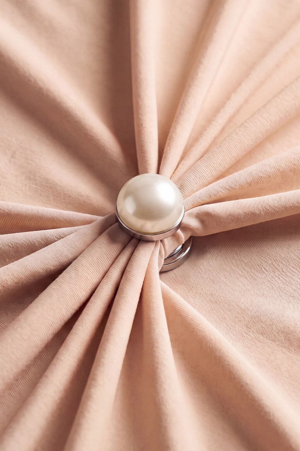 White hijab magnets, alternate view