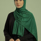 Emerald Silora cotton jersey hijab by Al Emira