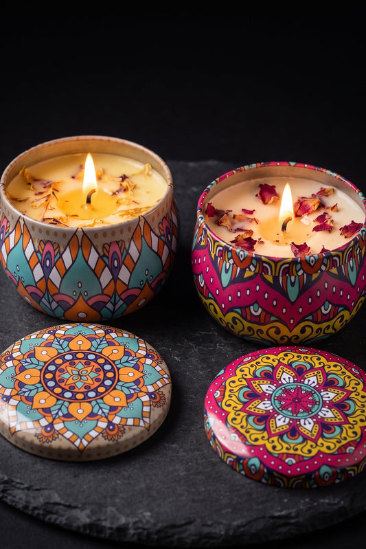 Al Emira candle set, pack of two candles