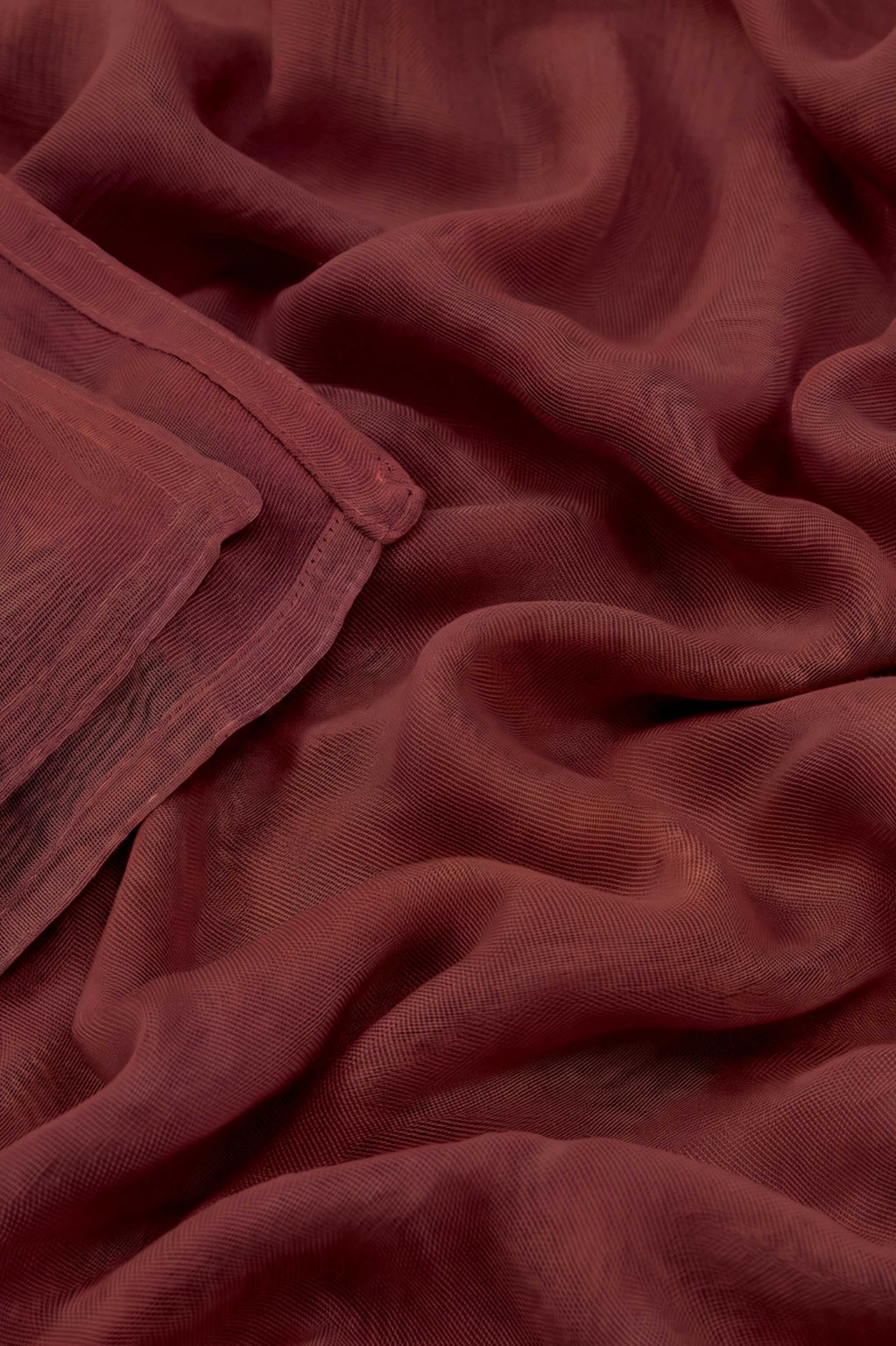 Very dark red 100% modal hijab, 180 x 70cm, from the Al Emira Double Stitch range