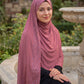 Rosewood Rainfall liquid jersey hijab, view 2
