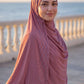 Rosewood Rainfall liquid jersey hijab, view 5