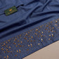 Royal blue liquid jersey hijab from the Al Emira Cascade range