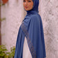 Royal Cascade jersey hijab, 180 x 85cm