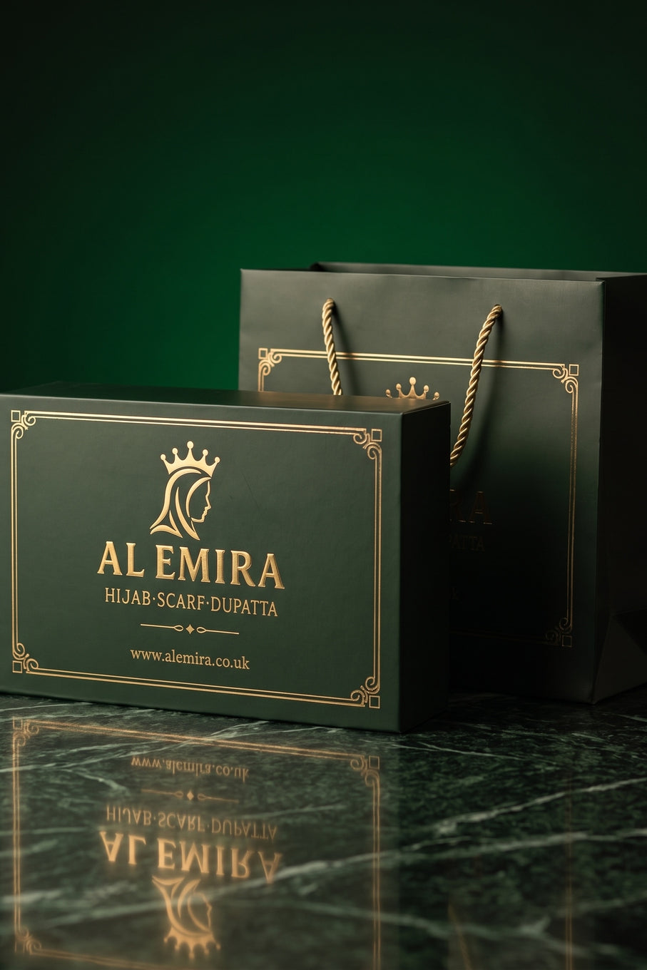 Al Emira large gift bag and gift box