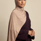 Fawn Silora cotton jersey hijab by Al Emira
