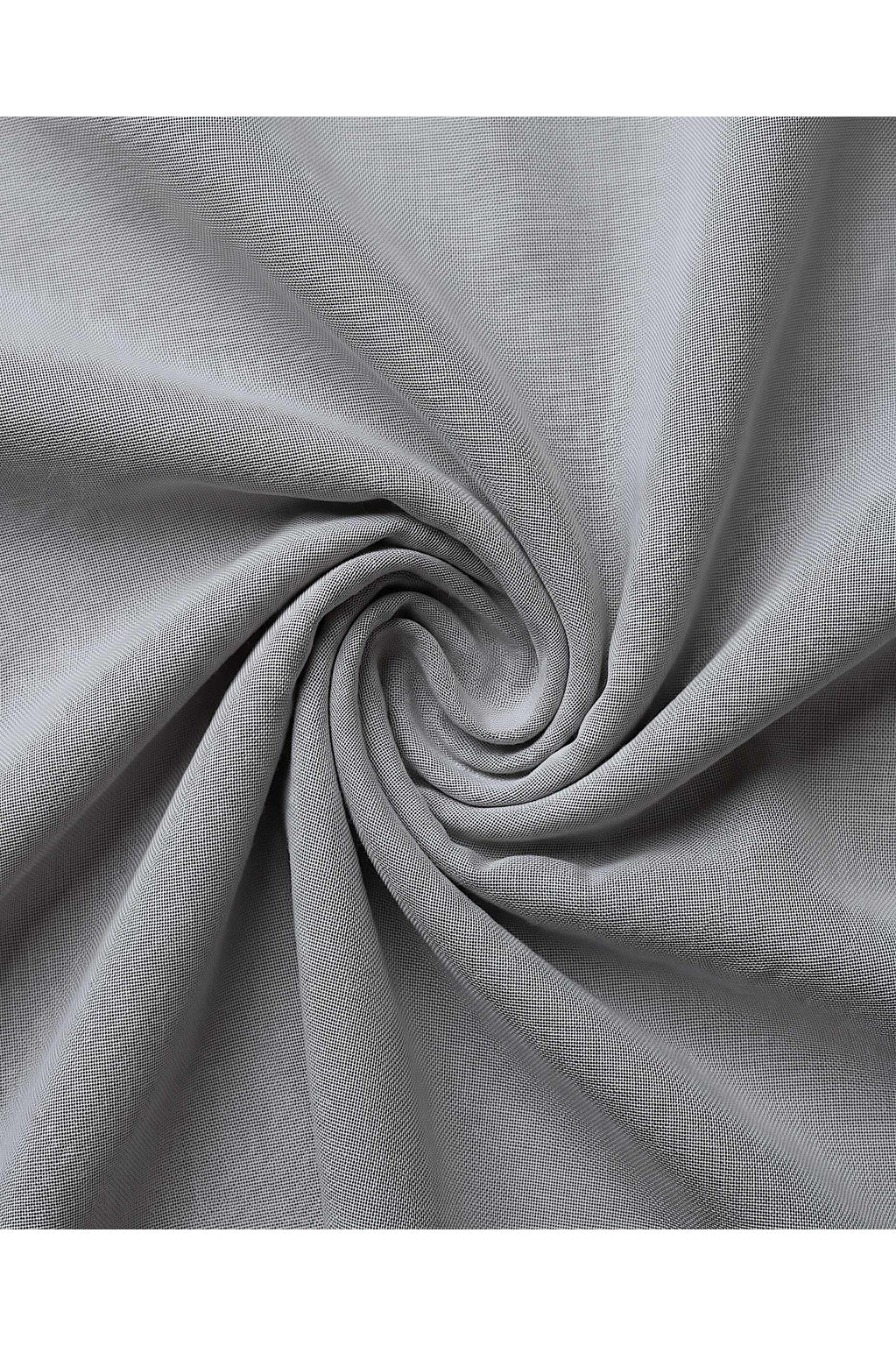 Steel grey stretch modal hijab, 185 x 70cm, from the Al Emira Single Stitch range
