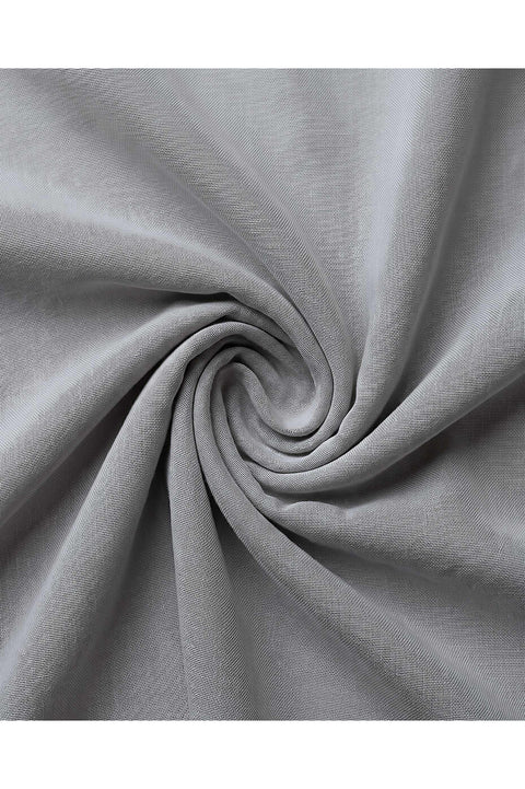 Steel grey stretch modal hijab, 185 x 70cm, from the Al Emira Single Stitch range