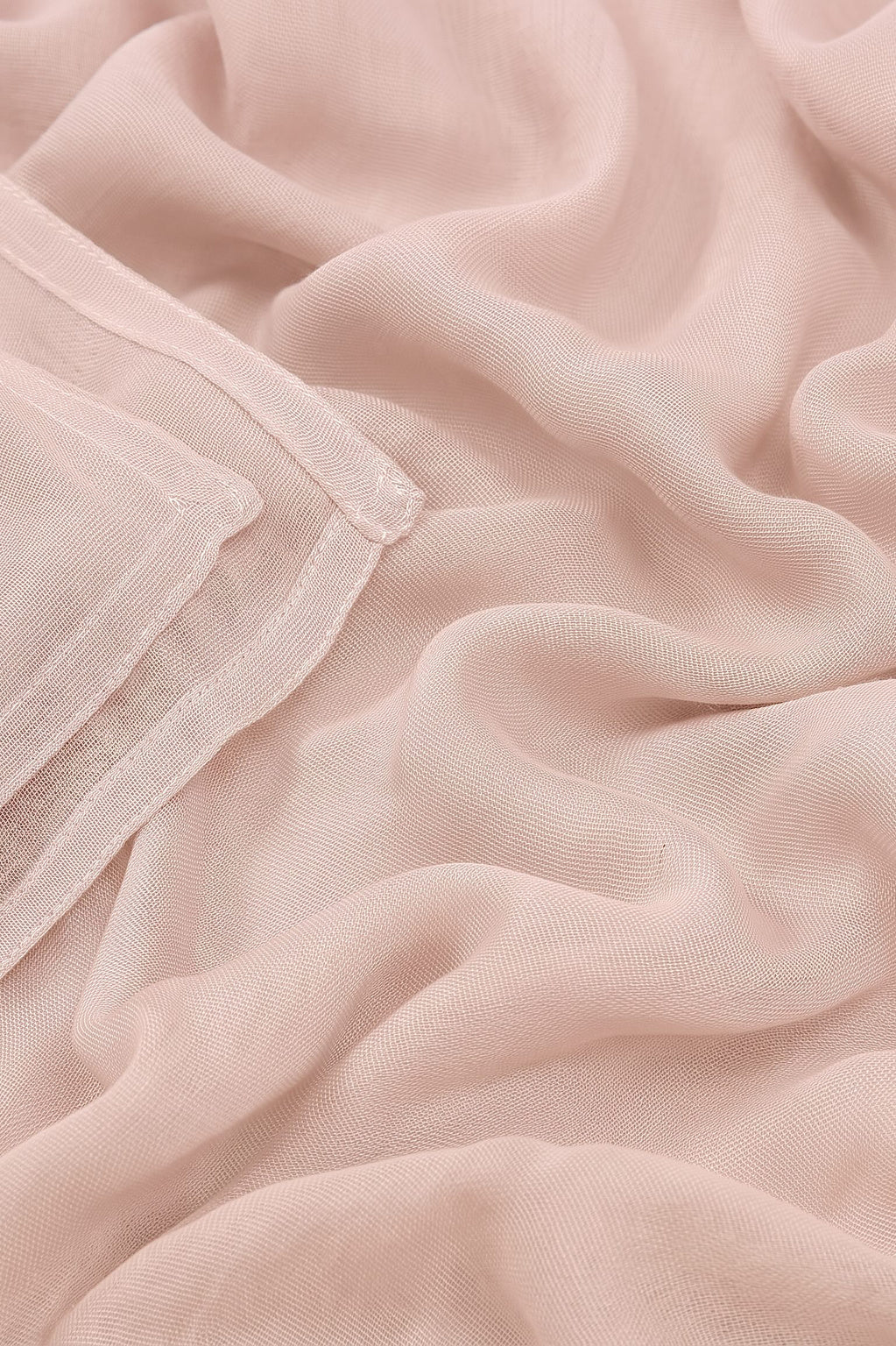 Soft rose pink 100% modal hijab, 180 x 70cm, from the Al Emira Double Stitch range