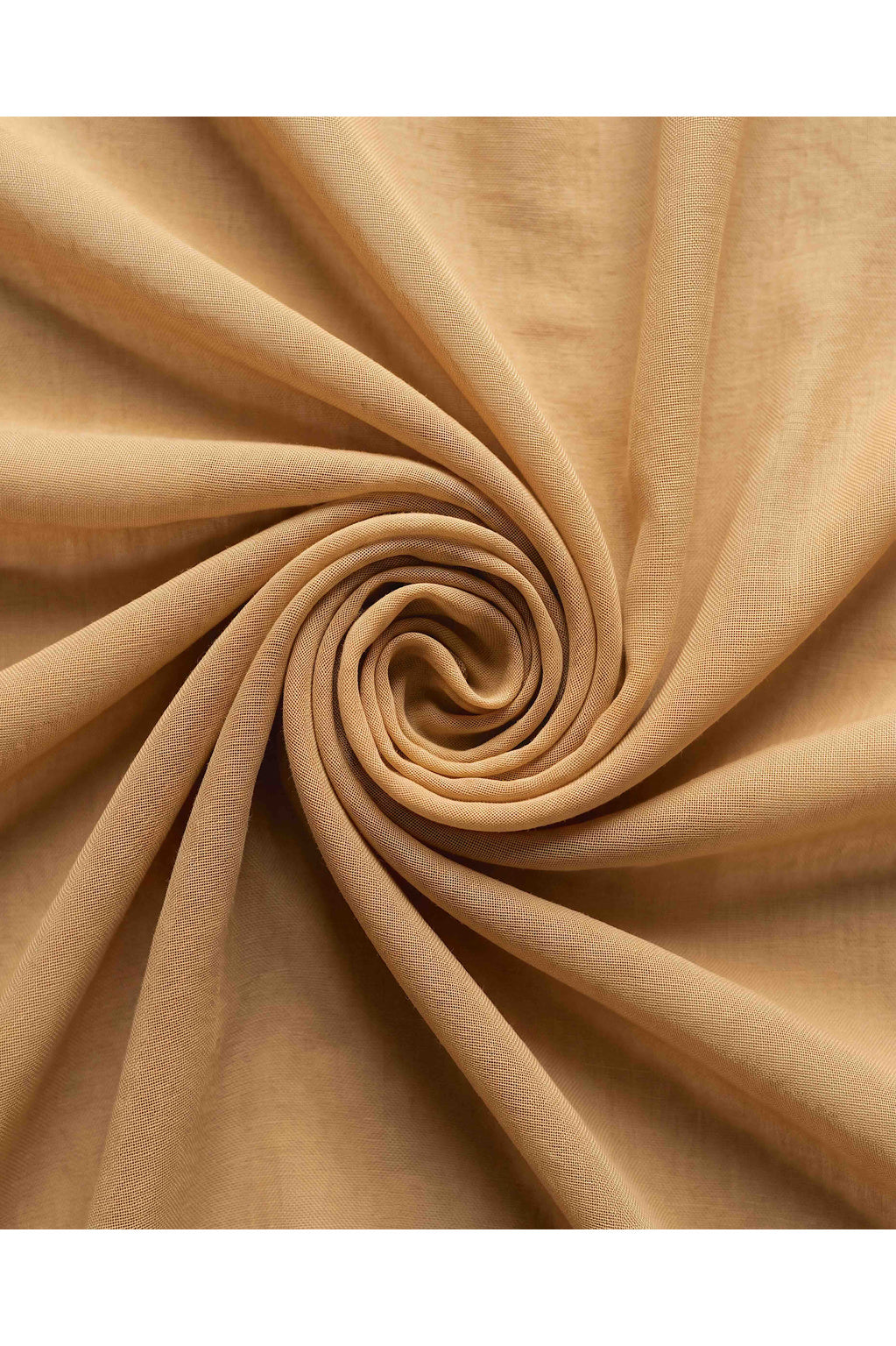 Dark camel stretch modal hijab, 185 x 70cm, from the Al Emira Single Stitch range