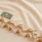Golden beige Satin Ripple jersey hijab, 180 x 80cm