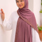Rosewood Cascade liquid jersey hijab by Al Emira