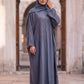 Willow abaya in Slate, view 3
